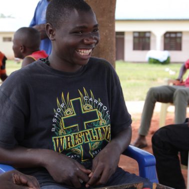 Lachende gezichten in Kasaka!